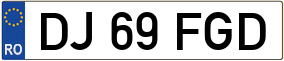Truck License Plate